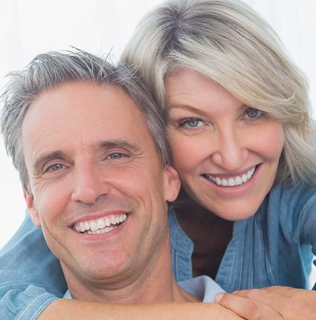 happy, smiling couple