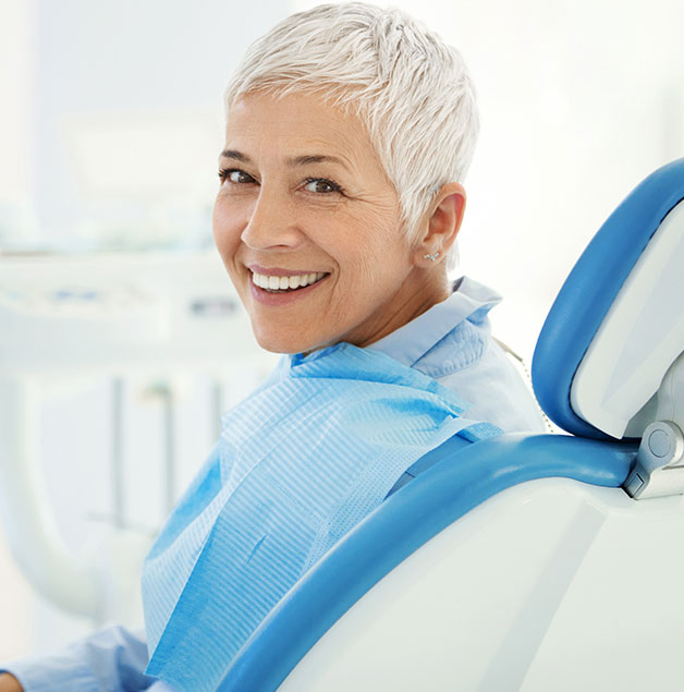 woman at the dentist