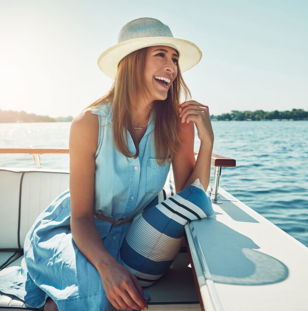 smiling woman