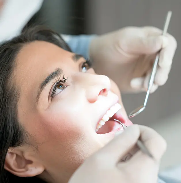 dental patient receiving an