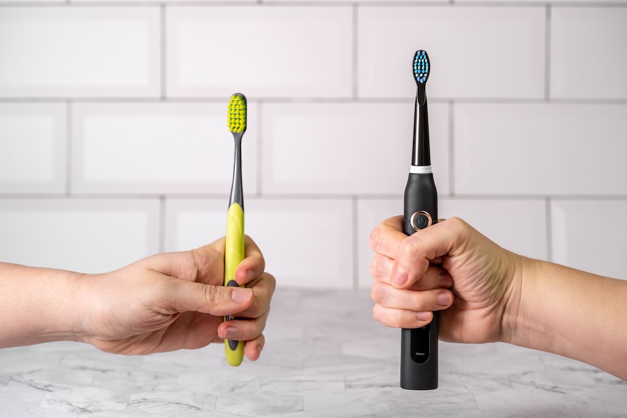 electric vs manual toothbrush